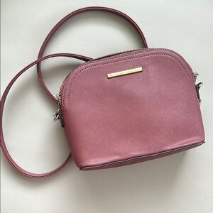 Steve Madden Pink Crossbody Bag with Metallic Accents